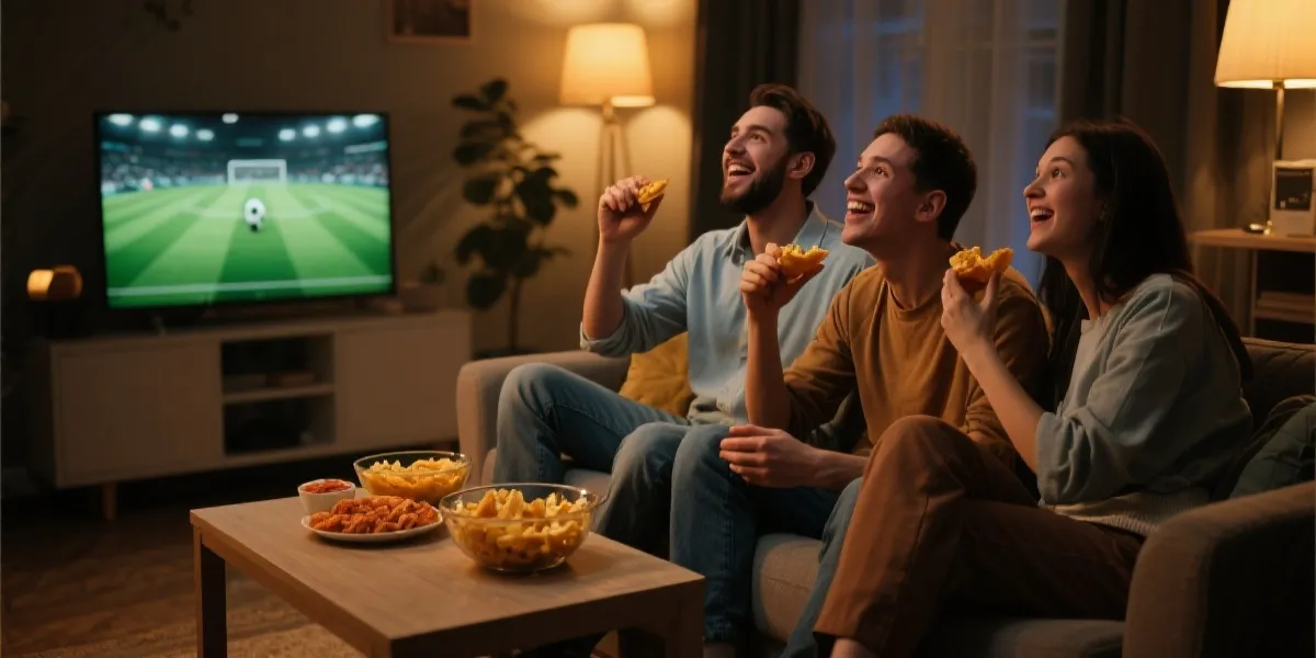 世界杯观赛氛围示意图