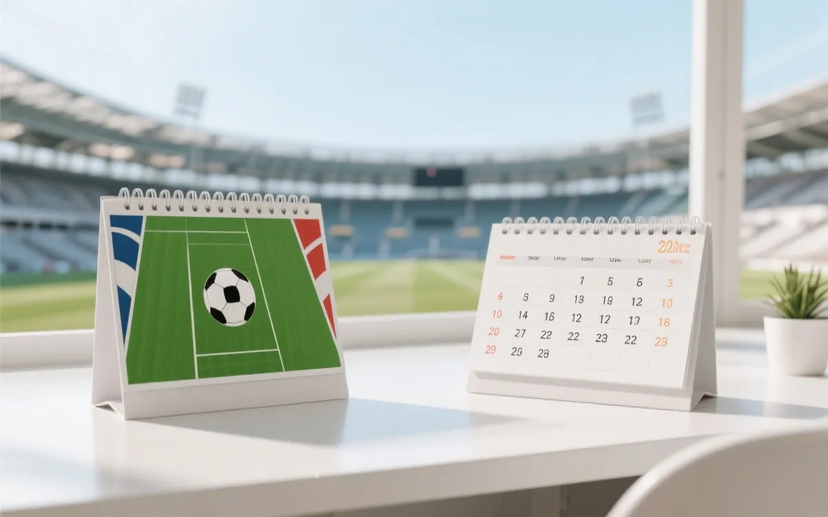 赛程表与球场氛围插图