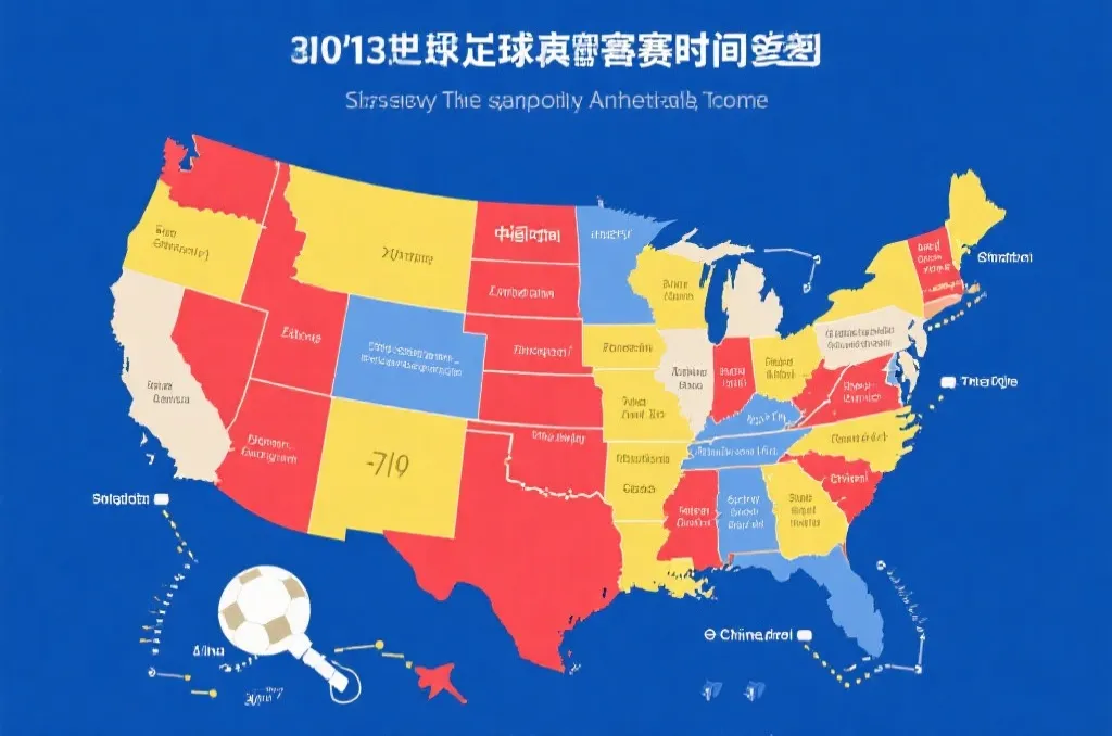 2026世界杯美国时间与中国时间对照示意图